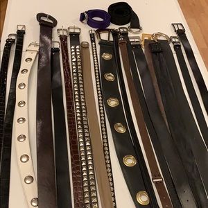 RE-SELL & EARN $ Vintage & Current Lot of 21 Belts